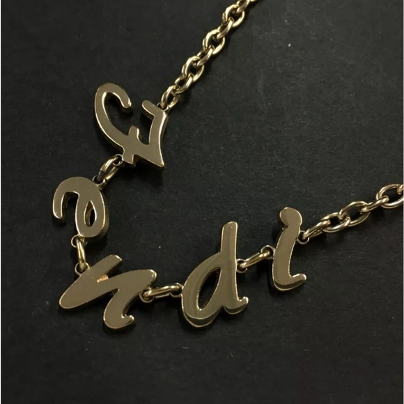 Fendi Jewelry - FENDI RARE GOLD TONE NECKLACE